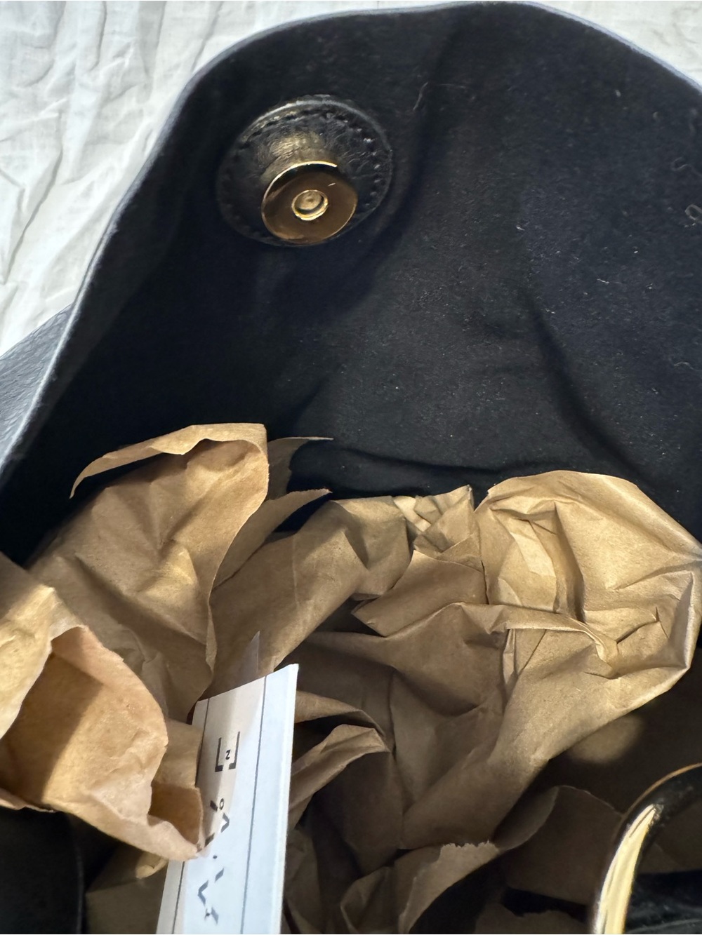 NWT Slouchy Hobo Bucket Bag in Black Vegan Leather | Y2K Moto Boho Minimalist - Picture 7 of 10